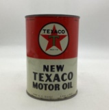New Texaco Motor Oil Quart Can