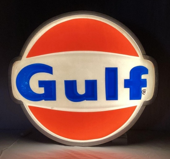 Gulf Lighted Sign