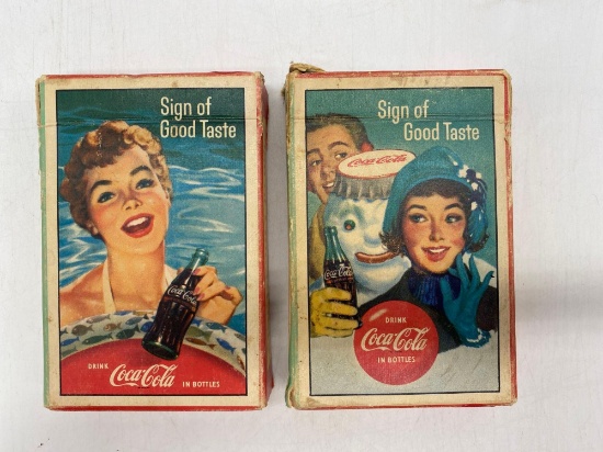 Two Decks of Coca-Cola Playing Cards
