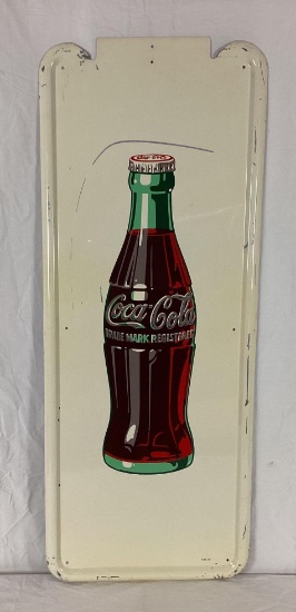 1947 Coca Pilaster Sign w/ Bottle