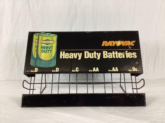 Rayovac Heavy Duty Battery Counter Display