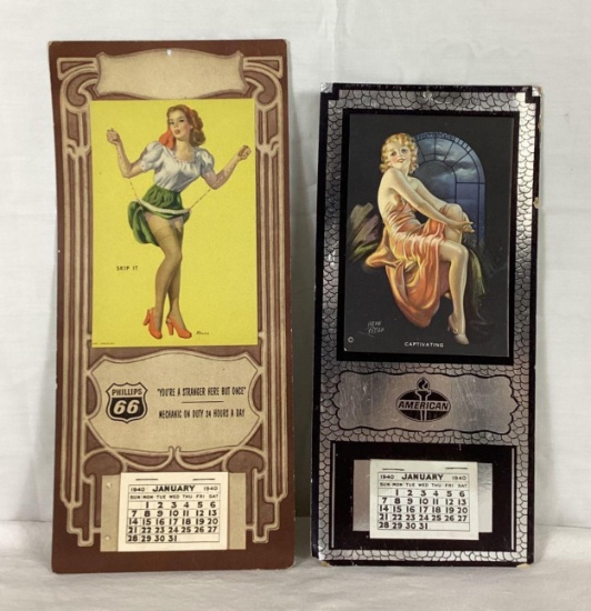 1949 Conoco and AMOCO Pin-Up Girl Calendars