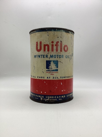 Uniflo Winter Motor Oil 5 Quart Can