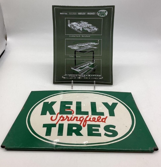 Kelly Springfield Tires Metal Sign