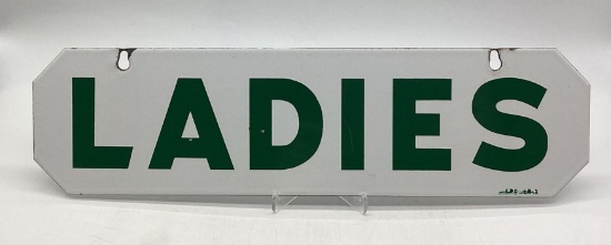 Ladies Double Sided Porcelain Sign