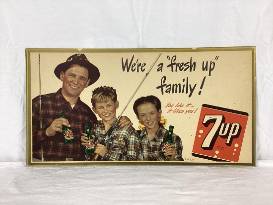7-up "We're a Fresh Up Family" Poster