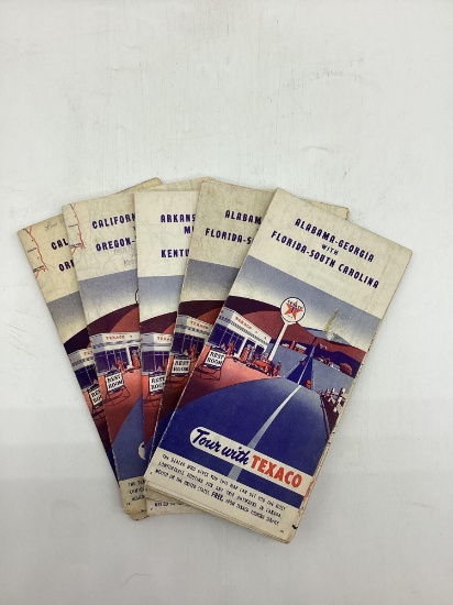 5 Texaco Road Maps