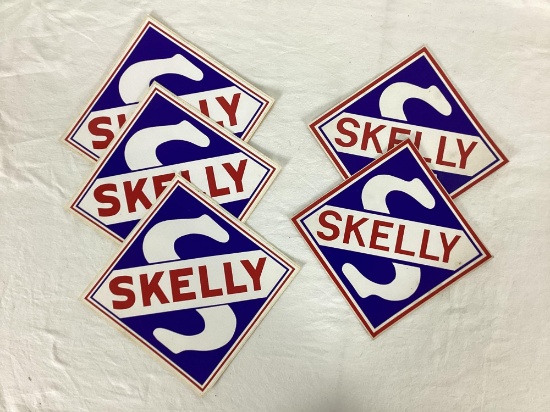 Five Original Skelly Decals