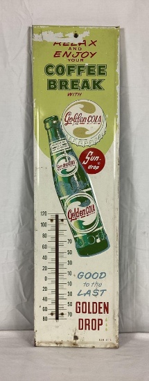 1963 Sun Drop Thermometer w/ Bottle