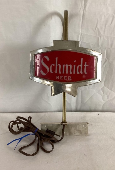 Schmidt's Lighted Bar Back Sign