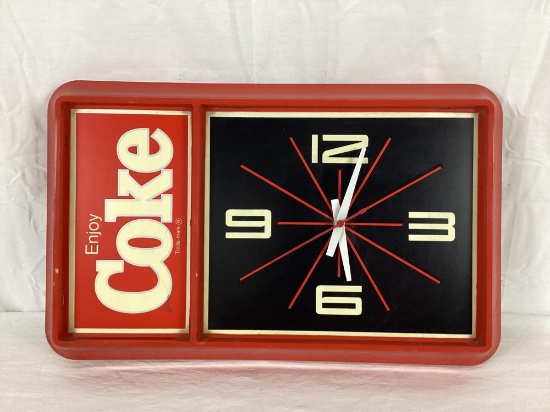 Coke Lighted Clock