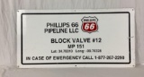 Phillips 66 Pipeline Sign