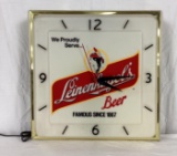 Leinenkugel Brewing Lighted Clock