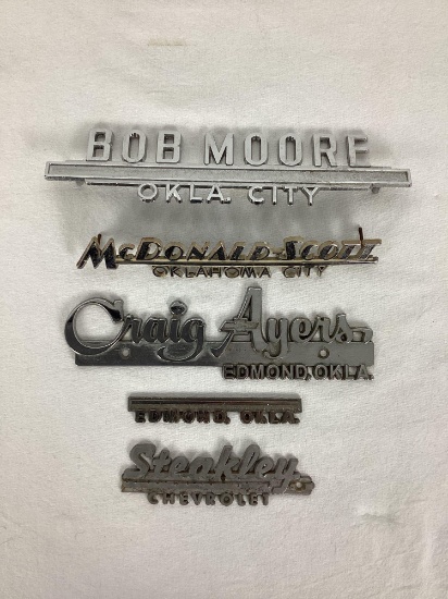 Oklahoma City and Edmond Car Dealership Emblems