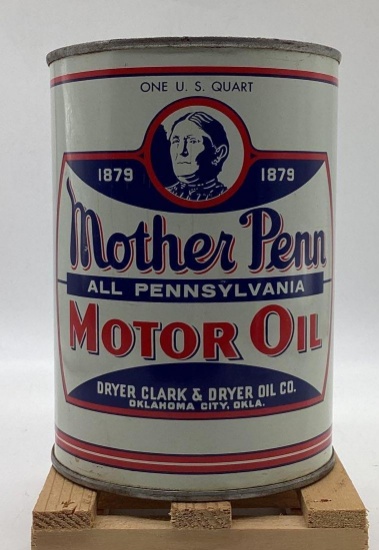Mother Penn Quart Oil Can Oklahoma City, OK