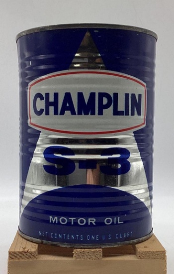 Champlin S-3 Motor Oil Quart Can Enid, Oklahoma