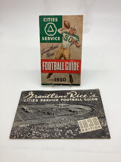1936 and 1950 Cities Service Football Booklets