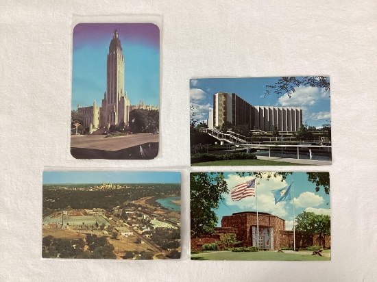 Woolaroc, Oral Roberts and Boston Avenue Methodist Postcards