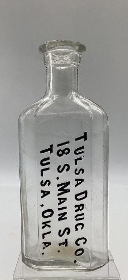 Early Tulsa Drug Store Medicine Bottle