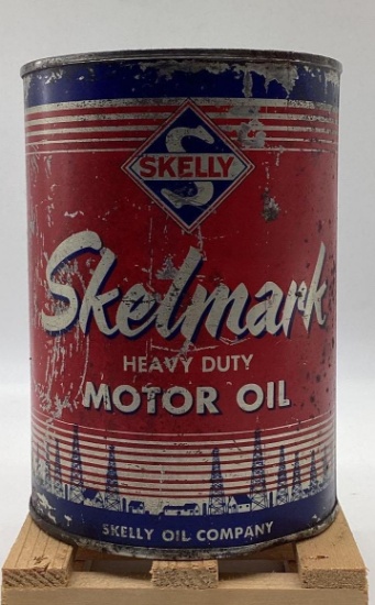 Skelmark Motor Oil Quart Can Tulsa, OK