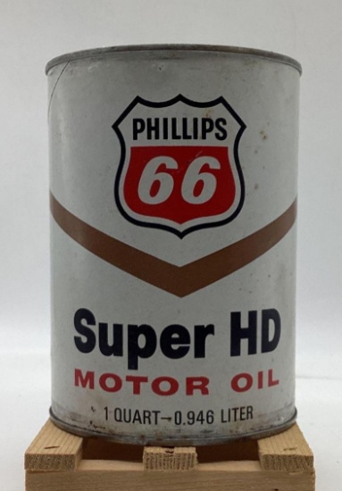 Phillips 66 Super HD Quart Oil Can Bartlesville, OK