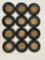(12) Seiberling Tire Ashtrays