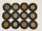 12 Seiberling Tire Ashtrays
