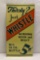1939 Heavily Embossed Whistle Soda Sign
