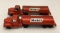 Two Mobil Tootsie Toy Tank Trucks