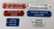 Six Chevron Porcelain ID Tags