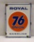Union 76 Embossed Porcelain Gas Pump Sign