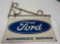 Ford Authorized Service Double Sided Sign w/ Bracket