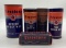 Four Firestone Tire Patch Kits and Spark Plug Box