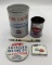 Standard Amoco Coin Bank, Pinback, Lighter, Rain Guage and Pencil