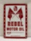 Rebel Oil Porcelain Sign
