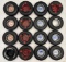 (16) Assorted Tire Ashtrays