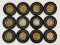 (12) Seiberling Tire Ashtrays