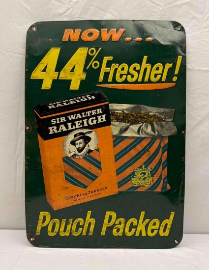Sir Walter Raleigh Tin Sign