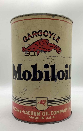 Mobiloil Artic 5 Quart Oil Can