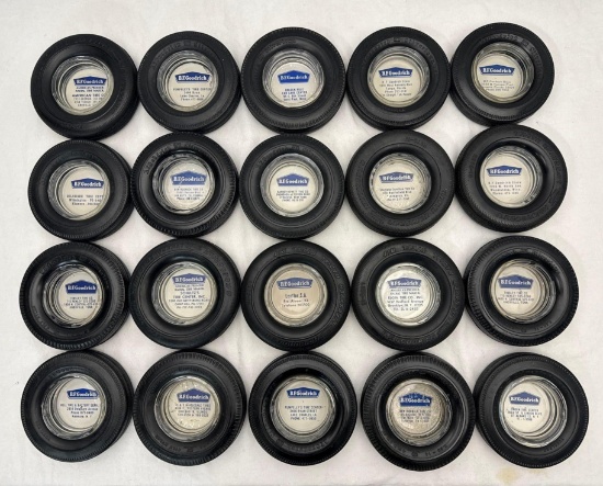 (20) B.F. Goodrich Tire Ashtrays