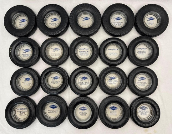 (20) Goodyear Tire Ashtrays
