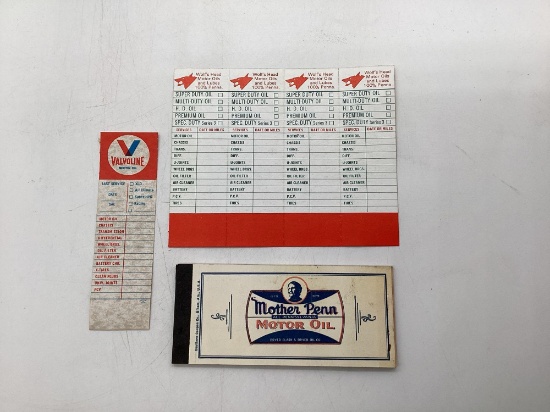 Mother of Penn Coupon Book and Wolf's Head Oil Change Reminders