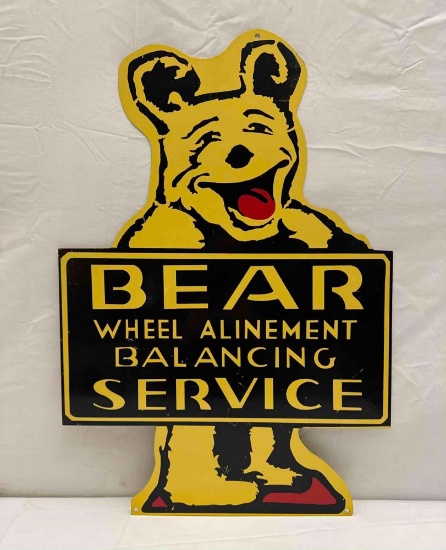 Bear Wheel Alignment Sign