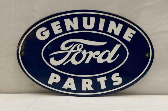 Genuine Ford Parts Porcelain Sign