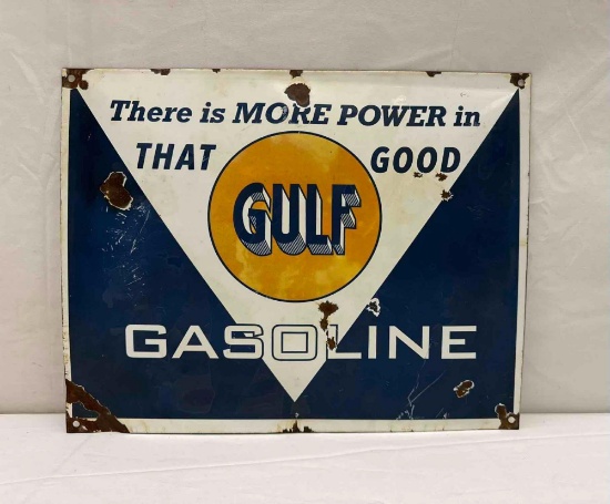 Gulf Porcelain Sign