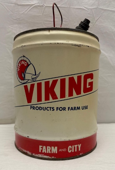 Viking 5 Gallon Oil Can w/ Graphics
