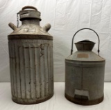 Ellisco and Standard Oil 5 & 10 Gallon Oil Cans