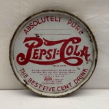 Early Pepsi-Cola Double Double Syrup Barrel Lid