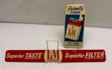 Two L&M Cigarette Door Pushes