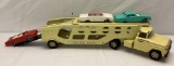 1950's Tonka Transport Truck w/ Cars